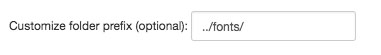 fonts folder